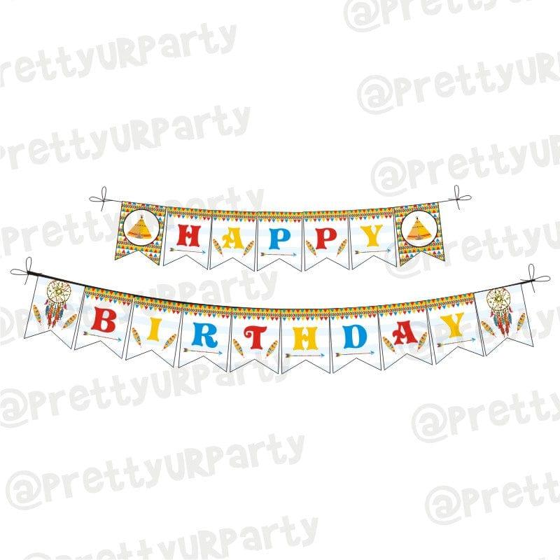 Wild One Theme Bunting DECORATIONS Pretty UR Party Default Title