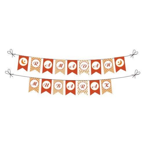 Ramadan Mubarak Bunting ALL PARTY SUPPLIES Pretty UR Party Default Title