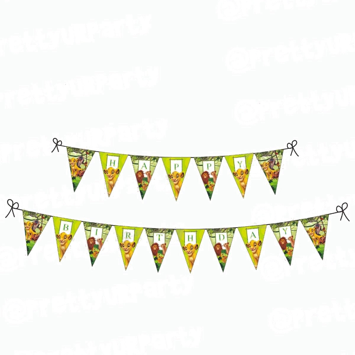 Lion King Theme Bunting