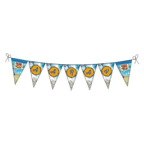 Captain Jake and the Neverland Cake Bunting THEME PARTIES Pretty UR Party