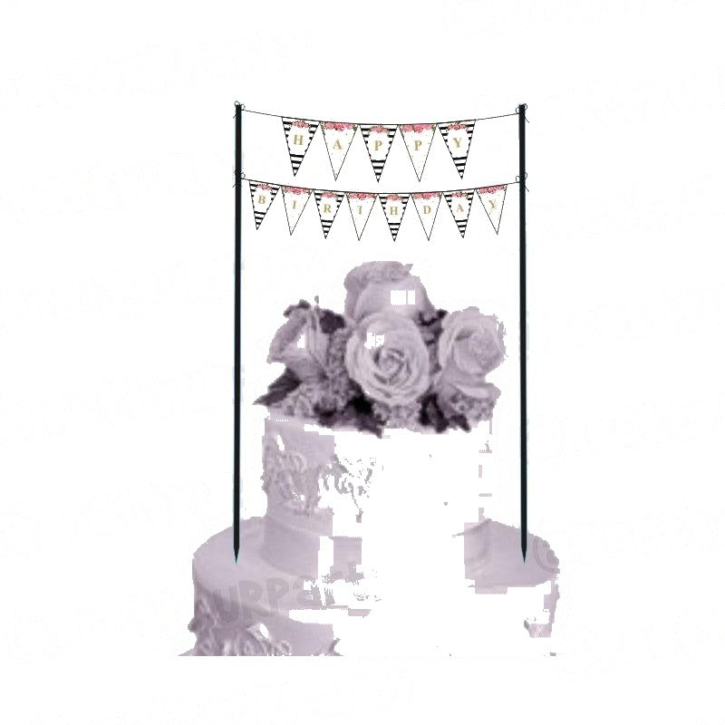 50th Birthday Cake Bunting