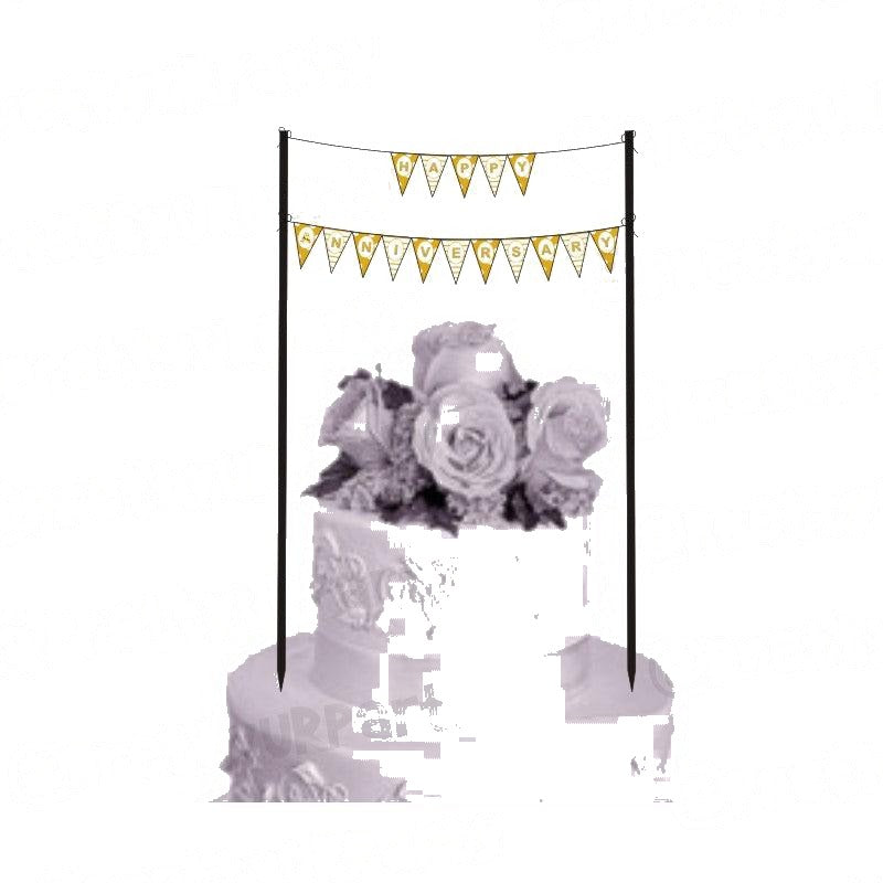 50th Anniversary Cake Bunting