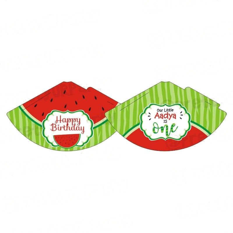 Watermelon Theme Caps - Pack of 10