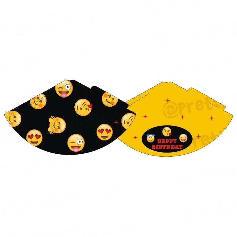Emoji Theme Hats - Pack of 10