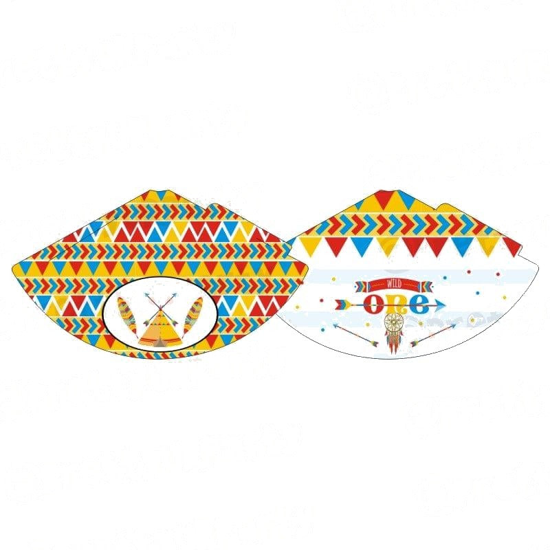 Wild One Theme Hats - Pack of 10