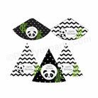 Panda Theme Hats - Pack of 10 THEME PARTIES Pretty UR Party Default Title