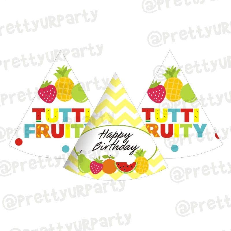 Tutti Fruity Theme Hats - Pack of 10 THEME PARTIES Pretty UR Party