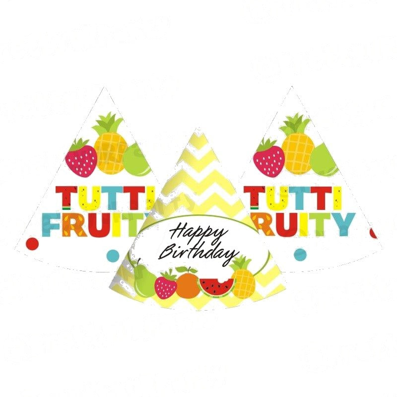 Tutti Fruity Theme Hats - Pack of 10 — image 2