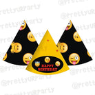 Emoji Theme Hats - Pack of 10 THEME PARTIES Pretty UR Party
