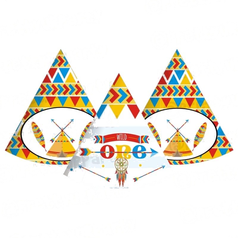 Wild One Theme Hats - Pack of 10 — image 2