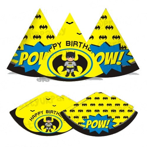 Batman Inspired Hats - Pack of 10