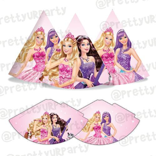 Barbie Rockstar Theme Hats - Pack of 10 THEME PARTIES Pretty UR Party Default Title