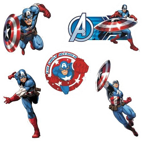 Captain America Theme Cutouts