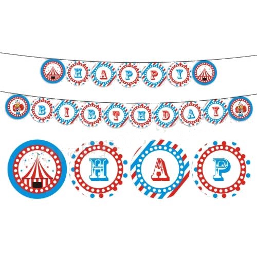 Carnival Happy Birthday Bunting 01