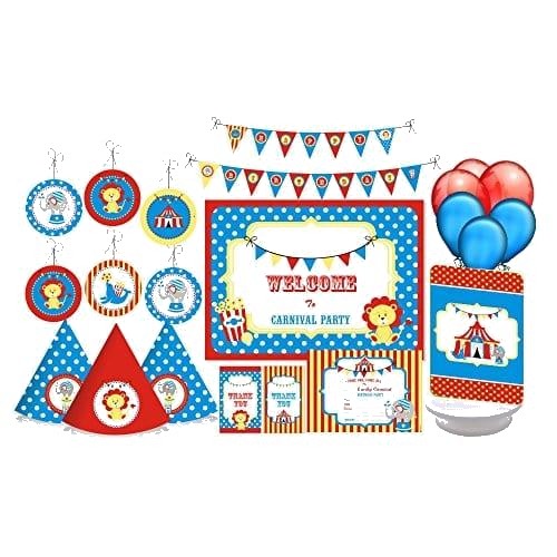 Carnival Party Decorations Pack - 70 pieces Combo