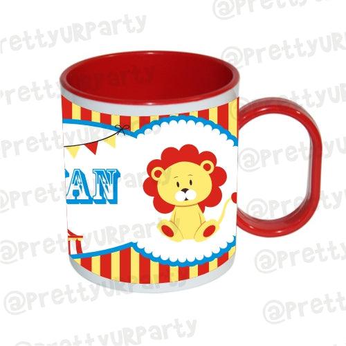 Personalised Inside Colour Carnival Mug THEME PARTIES Pretty UR Party