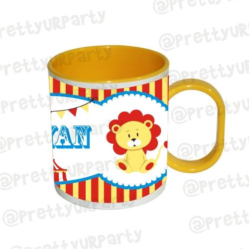 Personalised Inside Colour Carnival Mug THEME PARTIES Pretty UR Party