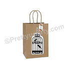 Pink Floral and Bird Cage Gift Bags - Pack of 10 ACCESSORIES Pretty UR Party