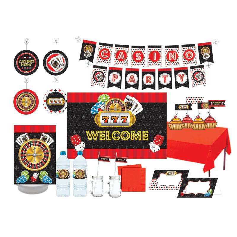 Casino Night Party Package BIRTHDAYS Pretty UR Party