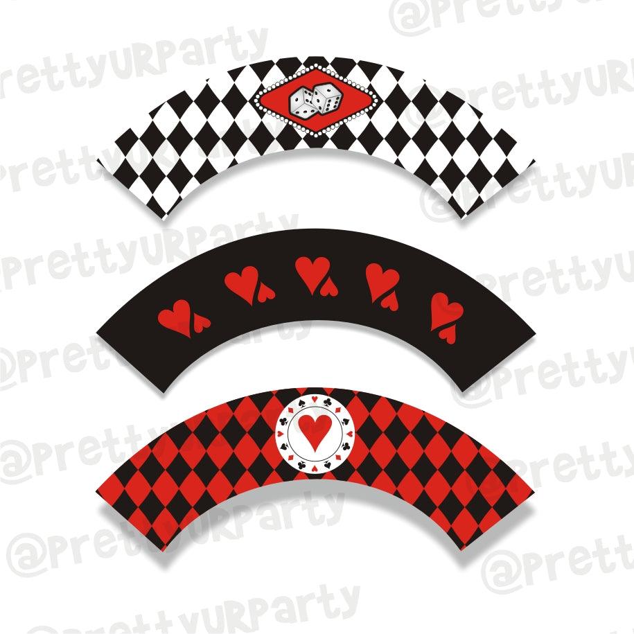 Casino	Cupcake Wrappers ALL PARTY SUPPLIES Pretty UR Party Default Title