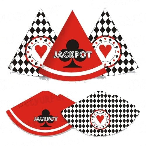 Casino Hats - Pack of 10