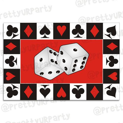 Casino Table Mats ALL PARTY SUPPLIES Pretty UR Party Default Title