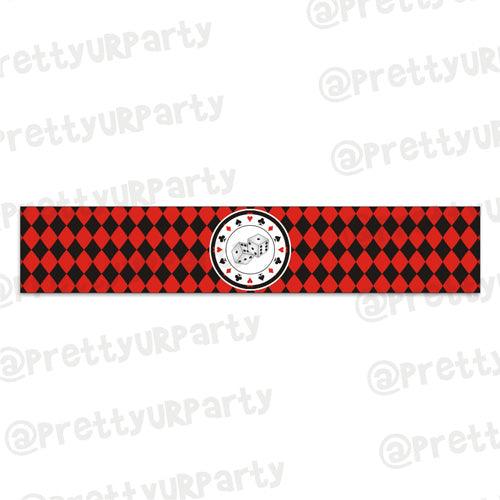 Casino Wrist Bands - Pack of 10 ALL PARTY SUPPLIES Pretty UR Party Default Title