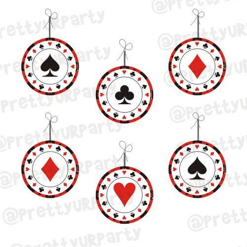 Casino Danglers ALL PARTY SUPPLIES Pretty UR Party Default Title