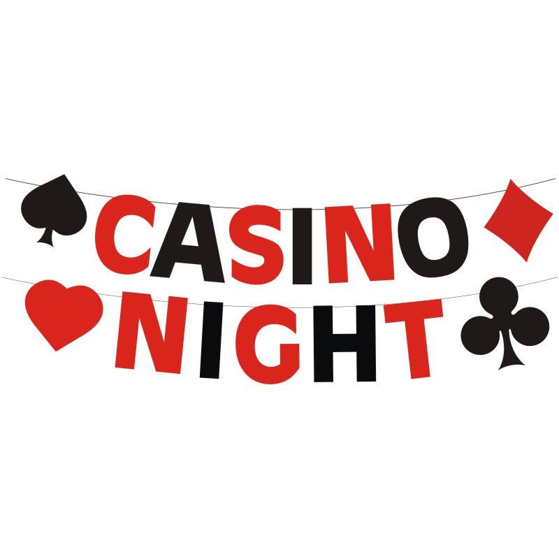 Handcrafted Casino Night Bunting DECORATIONS Pretty UR Party