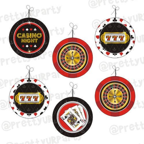 Casino Night Danglers ALL PARTY SUPPLIES Pretty UR Party
