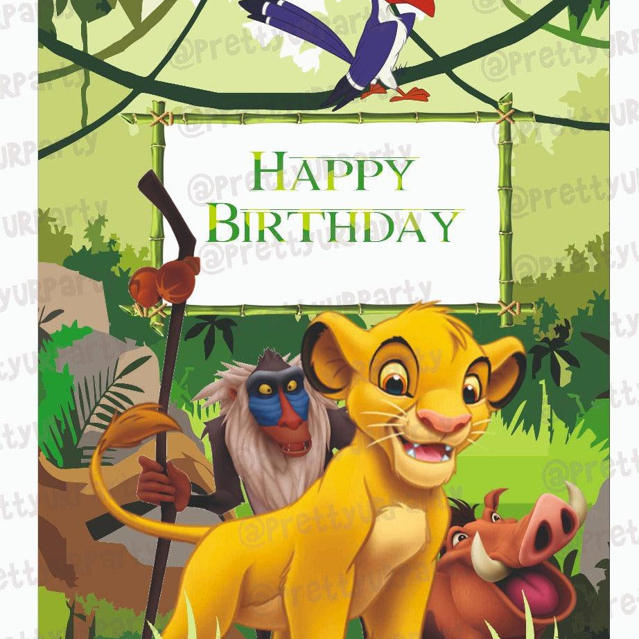 Lion King Theme Centerpieces - Pack of 2 THEME PARTIES Pretty UR Party Default Title