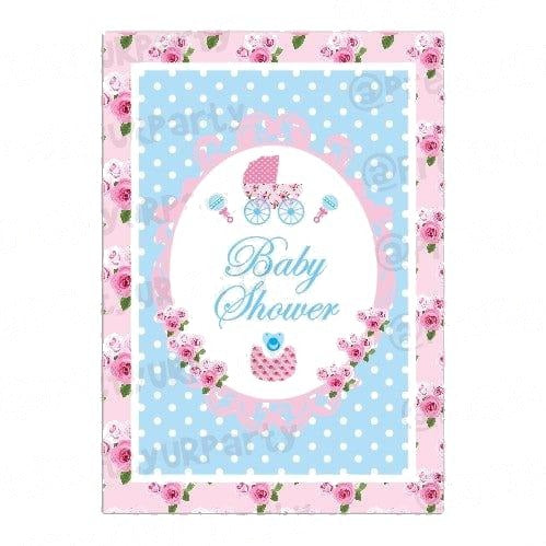Shabby Chic Baby Shower Centerpieces - Pack of 2