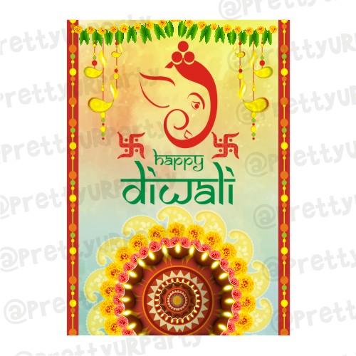 Diwali Ganesh Theme Centerpieces - Pack of 2 ALL PARTY SUPPLIES Pretty UR Party Default Title