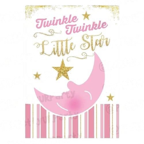 Twinkle Twinkle Little Star Pink Centerpieces
