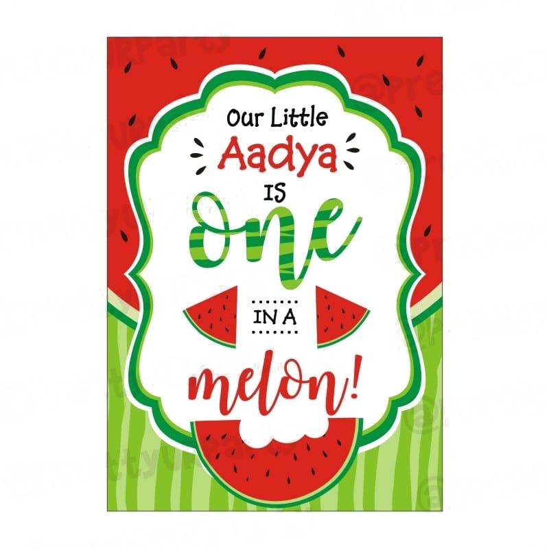 Watermelon Theme Centerpieces