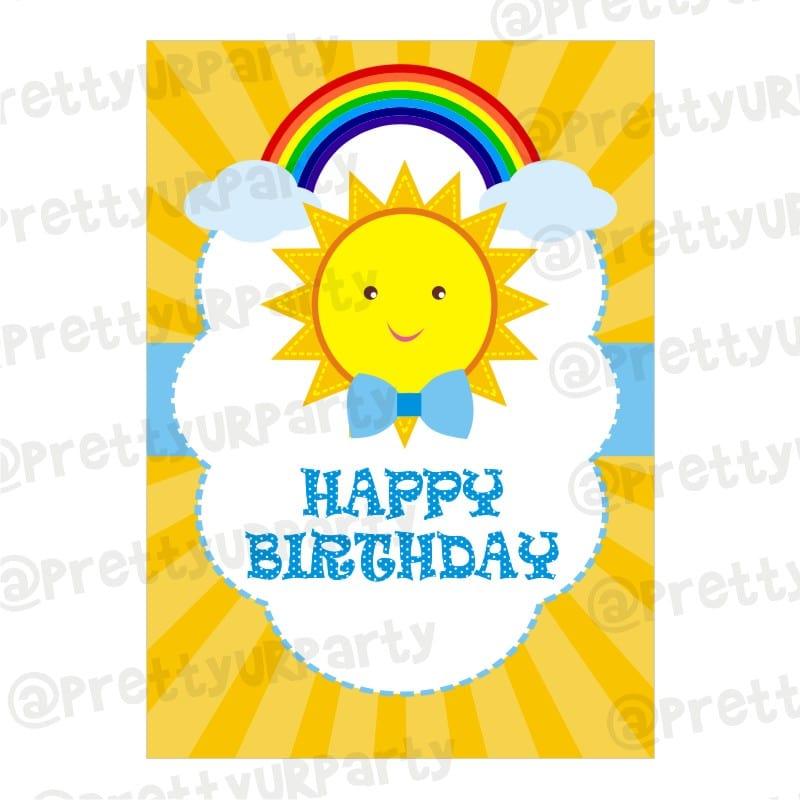 Sunshine Theme Centerpieces ALL PARTY SUPPLIES Pretty UR Party Default Title