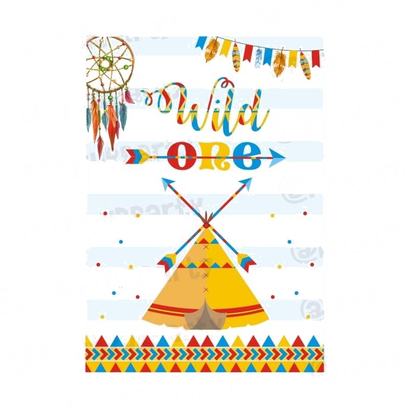 Wild One Theme Centerpieces - Pack of 2