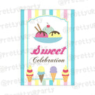 Ice Cream Theme Centerpieces - Pack of 2 THEME PARTIES Pretty UR Party Default Title