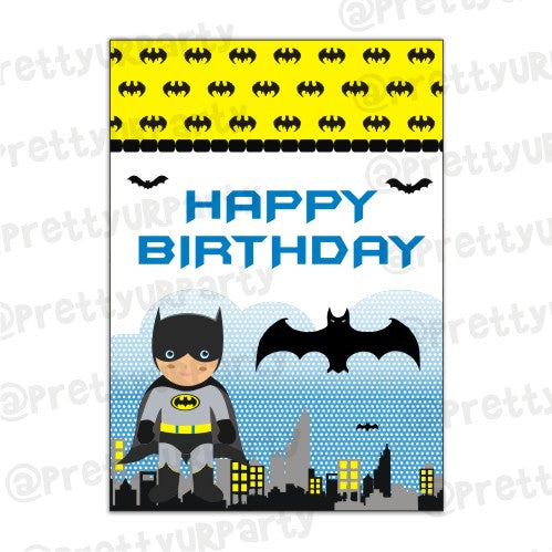 Batman Inspired Centerpieces - Pack of 2 THEME PARTIES Pretty UR Party Default Title