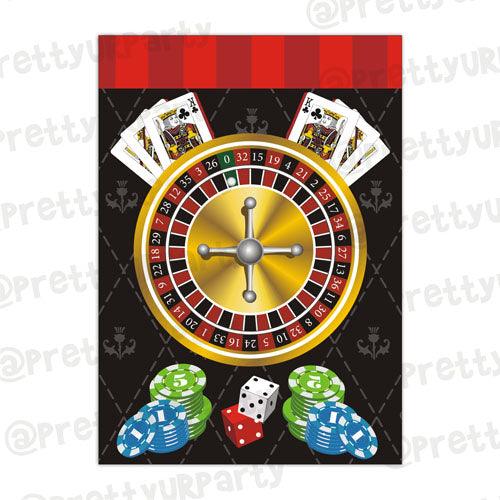 Casino Night Centerpieces - Pack of 2 ALL PARTY SUPPLIES Pretty UR Party Default Title