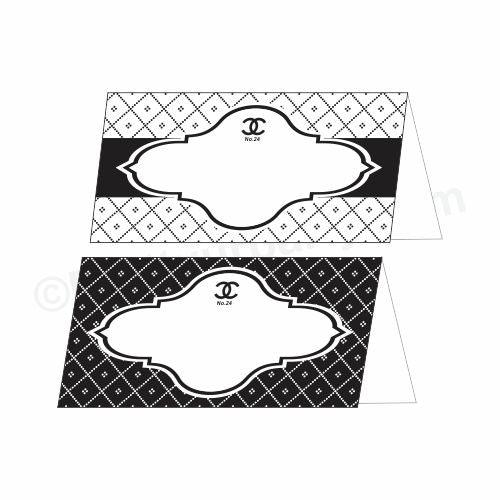 Chanel Theme Food Labels / Buffet Table Cards THEME PARTIES Pretty UR Party Default Title