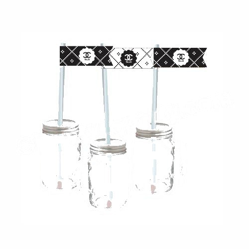 Chanel Theme Drink Straws — image 2
