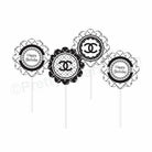 Chanel Theme Cupcake / Food Toppers THEME PARTIES Pretty UR Party Default Title