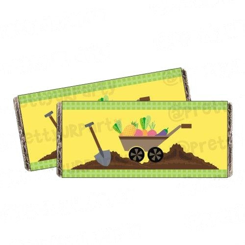 Gardening Theme Chocolate Wrappers