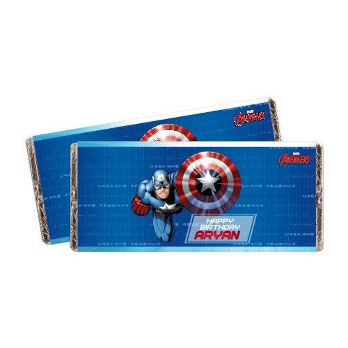 Captain America Chocolate Wrappers THEME PARTIES Pretty UR Party Default Title