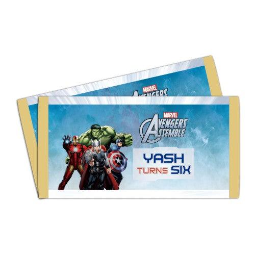 Avengers Chocolate Wrappers THEME PARTIES Pretty UR Party