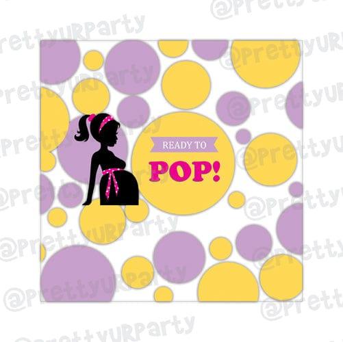Ready to POP Chocolate Wrappers BABY SHOWER Pretty UR Party Default Title