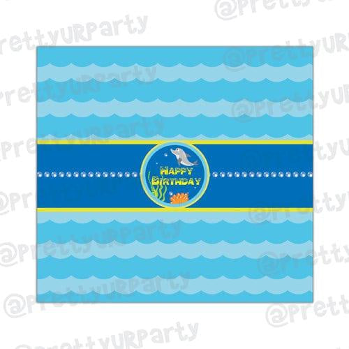 Under the Sea Chocolate Wrappers THEME PARTIES Pretty UR Party Default Title