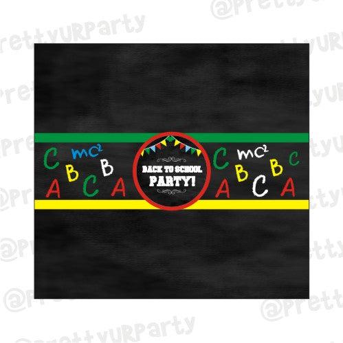 Back to School Chocolate Wrappers THEME PARTIES Pretty UR Party Default Title