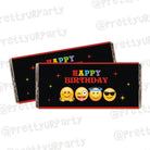 Emoji Theme Chocolate Wrappers THEME PARTIES Pretty UR Party